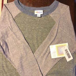 LuLaRoe Sloan-14 (kids) three quart length sleeves